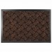 Коврик придверный 60х90см КОРИЧНЕВЫЙ влаго-грязезащитный, 450гр/м2, плетение, PRIMILA, 701049