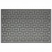 Коврик придверный 60х90см СЕРЫЙ грязезащитный, 430гр/м2, фактурный рисунок WELCOME, Л, 701055