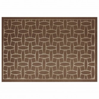 Коврик придверный 60х90см ВЕНГЕ грязезащитный, 430гр/м2, фактурный рисунок WELCOME, Л, 701056