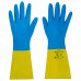 Перчатки неопрен КЩС ULTRA NEOPRENE химически устойчивые, с х/б напылением, цвет сине-желтый, размер 10-10,5(XL-оч большой), RABBITEX,701116 Перчатки неопрен КЩС ULTRA NEOPRENE химически устойчивые, с х/б напылением, цвет сине-желтый, размер 10-10,5(XL-оч большой), RABBITEX,701116