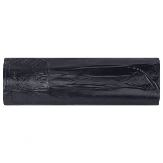 Мешки для мусора 120л черные в рулоне 10 штук особо прочные, ПВД 65 мкм, 70x110см, LAIMA, 702672