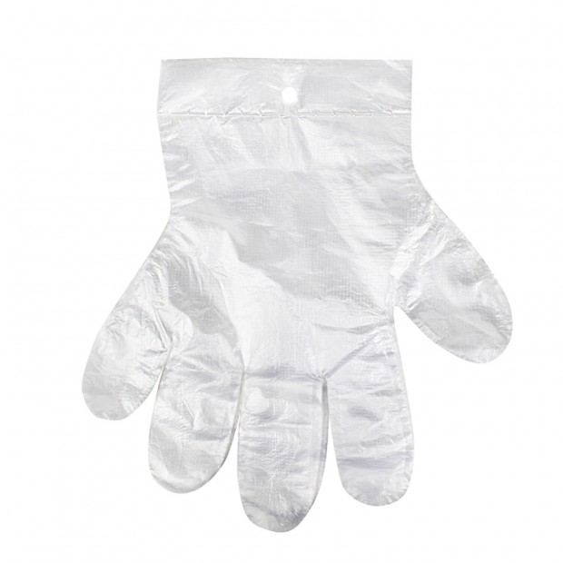 Перчатки полиэтиленовые одноразовые ОТРЫВНЫЕ КОМПЛЕКТ 50 пар (100шт), размер L, 5 мкм, ГППНДПО-L Перчатки полиэтиленовые одноразовые ОТРЫВНЫЕ КОМПЛЕКТ 50 пар (100шт), размер L, 5 мкм, ГППНДПО-L