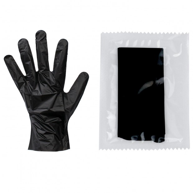 Перчатки одноразовые эластомер TPE КОМПЛЕКТ 50 пар, индив. упаковка, р-р L, черные, E, ГППVТЭлЧ-L ИНД1 Перчатки одноразовые эластомер TPE КОМПЛЕКТ 50 пар, индив. упаковка, р-р L, черные, E, ГППVТЭлЧ-L ИНД1