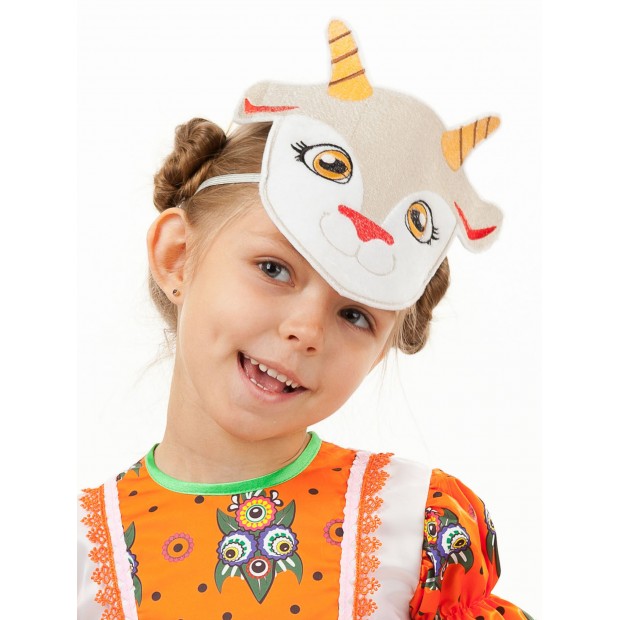 Маска из фетра Коза Маска из фетра Коза