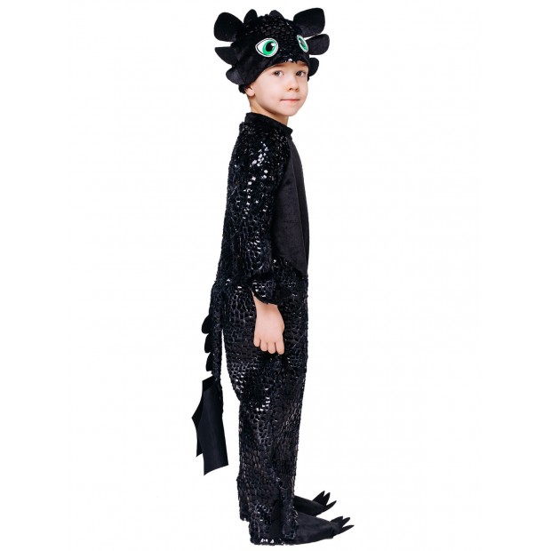 Костюм Дракон Черный Костюм Дракон Черный