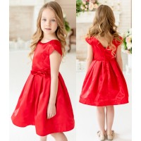 008 п22 Платье 'Луиза' красный р.110-56