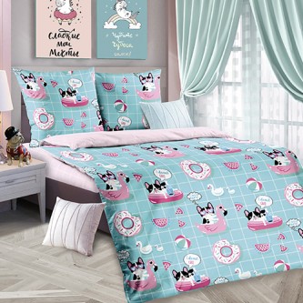 Комплект постельного белья, 1,5 спальный "Каникулы" Комплект постельного белья, 1,5 спальный "Каникулы"