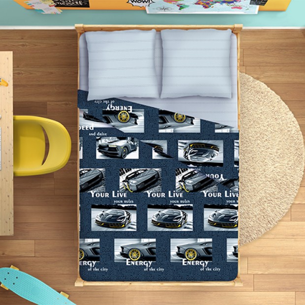 КПБ 'ДайПоспать', 1,5 спальный с 2-мя наволочками 70х70, бязь, 100 % хлопок, пл. 125 гр./кв.м., 'Суперкар' Пододеяльник 146*217, простыня 150*217, наволочка 70*70 (2 шт.) КПБ 'ДайПоспать', 1,5 спальный с 2-мя наволочками 70х70, бязь, 100 % хлопок, пл. 125 гр./кв.м., 'Суперкар' Пододеяльник 146*217, простыня 150*217, наволочка 70*70 (2 шт.)