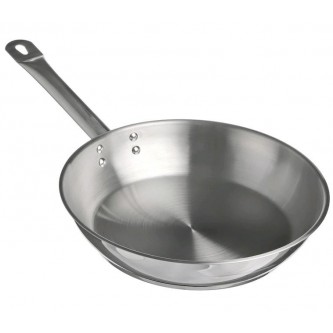 Сковорода 34см без крышки [ОБЩЕПИТ] корпус 0,6мм индукционное дно ТРС 3,5мм