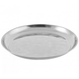 Поднос диаметр 34см, нержавеющая сталь, круглый Поднос диаметр 34см, нержавеющая сталь, круглый