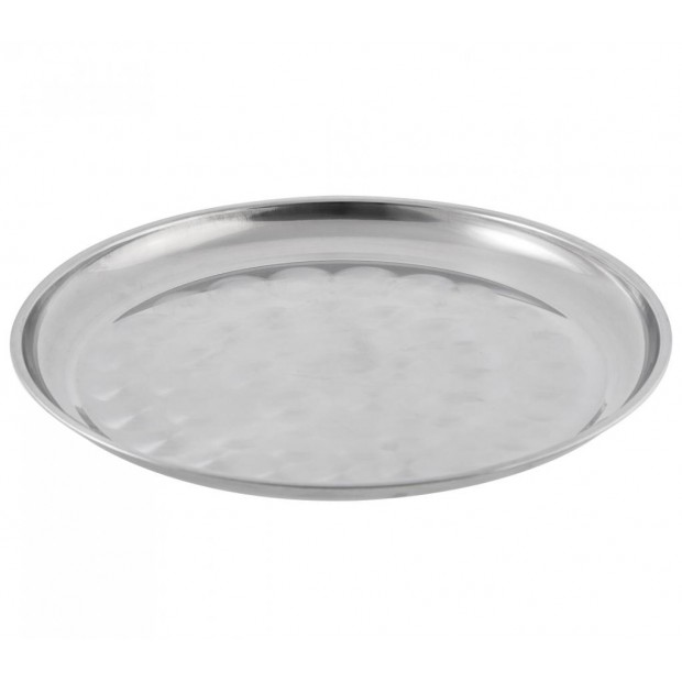 Поднос Д38см нержавеющая сталь, круглый