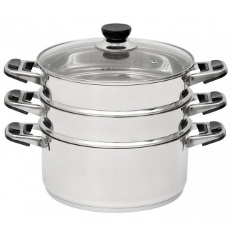 Мантоварка D24см 3 секции [АЛТЫН] ТРС 10,7л индукционное дно