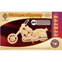 Деревянный конструктор Мотоцикл P020 Деревянный конструктор Мотоцикл P020