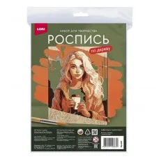 Набор Для Творчества Роспись по дереву. Картина. Утренний кофе Фр-020 Lori.