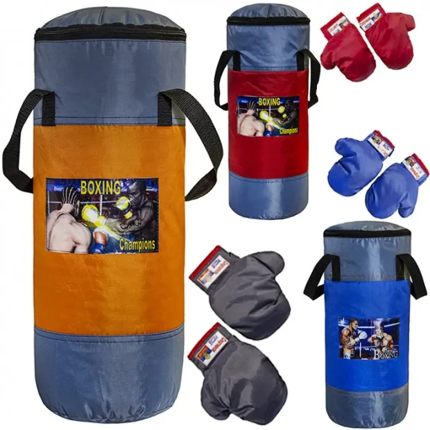 Бокс, груша и перчатки, цвета в ассортимент