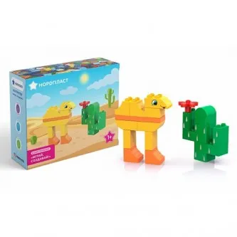 Конструктор 480627 Играй, Создавай Верблюд и кактус - 19 дет. Норд /9/ Конструктор 480627 Играй, Создавай Верблюд и кактус - 19 дет. Норд /9/