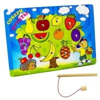 Деревянная Рыбалка Собери Фрукты БП-00000271 Деревянная Рыбалка Собери Фрукты БП-00000271