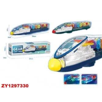 Паровоз FS238-2A на батарейках  свет, звук в коробке