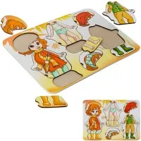 Деревянная Игра Одевайка Октябрина (осень) 