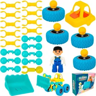 Конструктор 628-4A Строительная техника в коробке Конструктор 628-4A Строительная техника в коробке