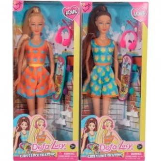 Кукла 8512 Скейтбордистка в кор. Defa Lucy