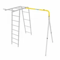 Дополнительный комплект к дачному комплексу *только для высоты балки качелей 2050 мм. (серый/желтый) (без качелей)