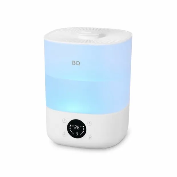 Увлажнитель воздуха BQ (БИ-КЬЮ) HDR1009, объем бака 4 л, 25 Вт, LED-дисплей, аромаконтейнер, белый, 86196444