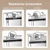 Жалюзи горизонтальные BRABIX 120х155 см, ПЛАСТИК, цвет белый, 606028