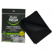 Тряпка для мытья пола из микрофибры, 50х60 см, черная, Master FRESH, ШКXXXX